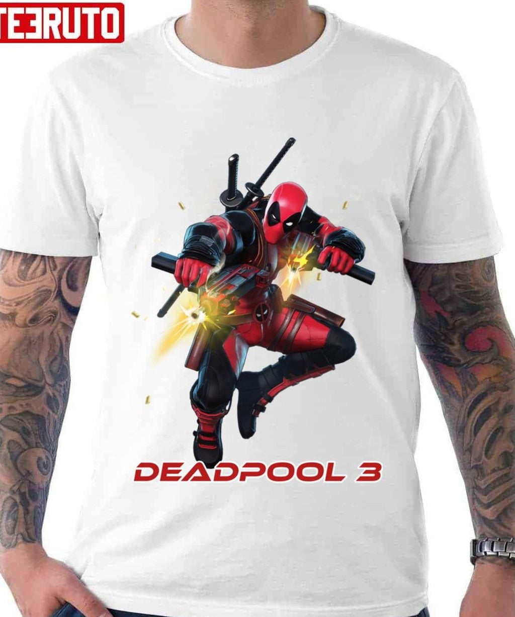 New Deadpool 3 Artwork Unisex T-shirt - T-Shirt, Sweatshirt, Hoodie