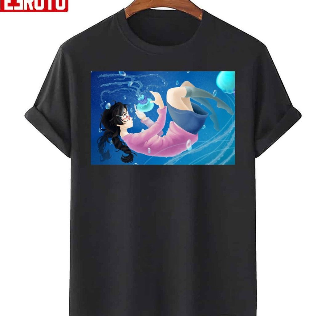 Princess Jellyfish Under The Ocean Unisex T-Shirt - T-Shirt, Sweatshirt, Hoodie