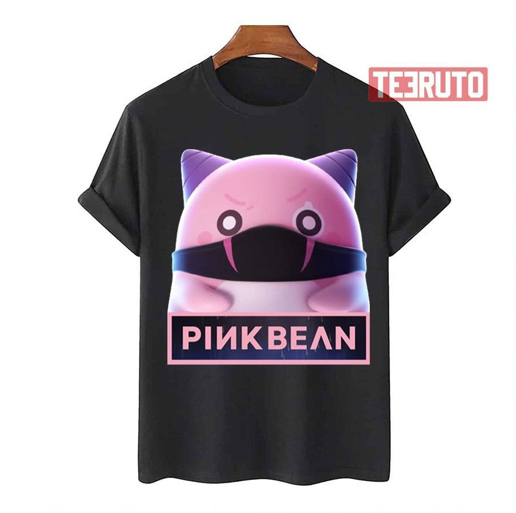 Pink Bean Maplestory Black Mask Graphic Unisex T-Shirt - T-Shirt, Sweatshirt, Hoodie