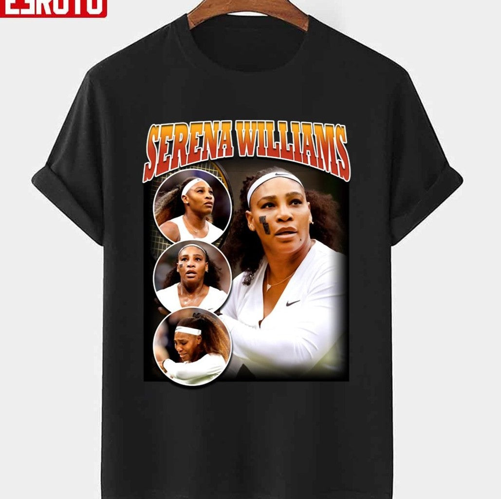 Professional Tennis Player Serena Williams Vintage Unisex T-shirt - T-Shirt, Sweatshirt, Hoodie