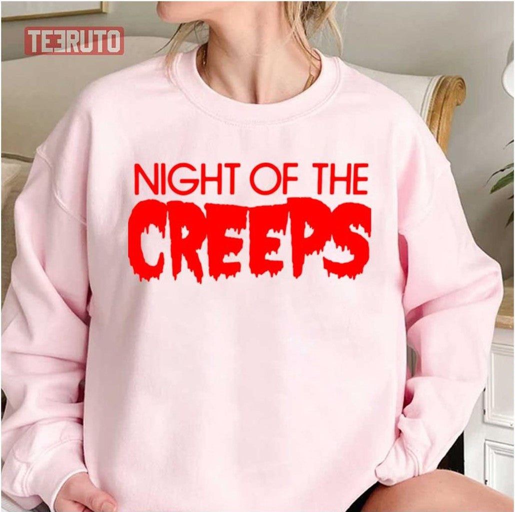 Red Blood Vintage Night Of The Creeps Unisex Sweatshirt - T-Shirt, Sweatshirt, Hoodie