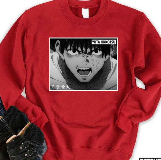 Angry Okkotsu Yuta Jujutsu Kaisen 0 Unisex Sweatshirt - T-Shirt, Sweatshirt, Hoodie