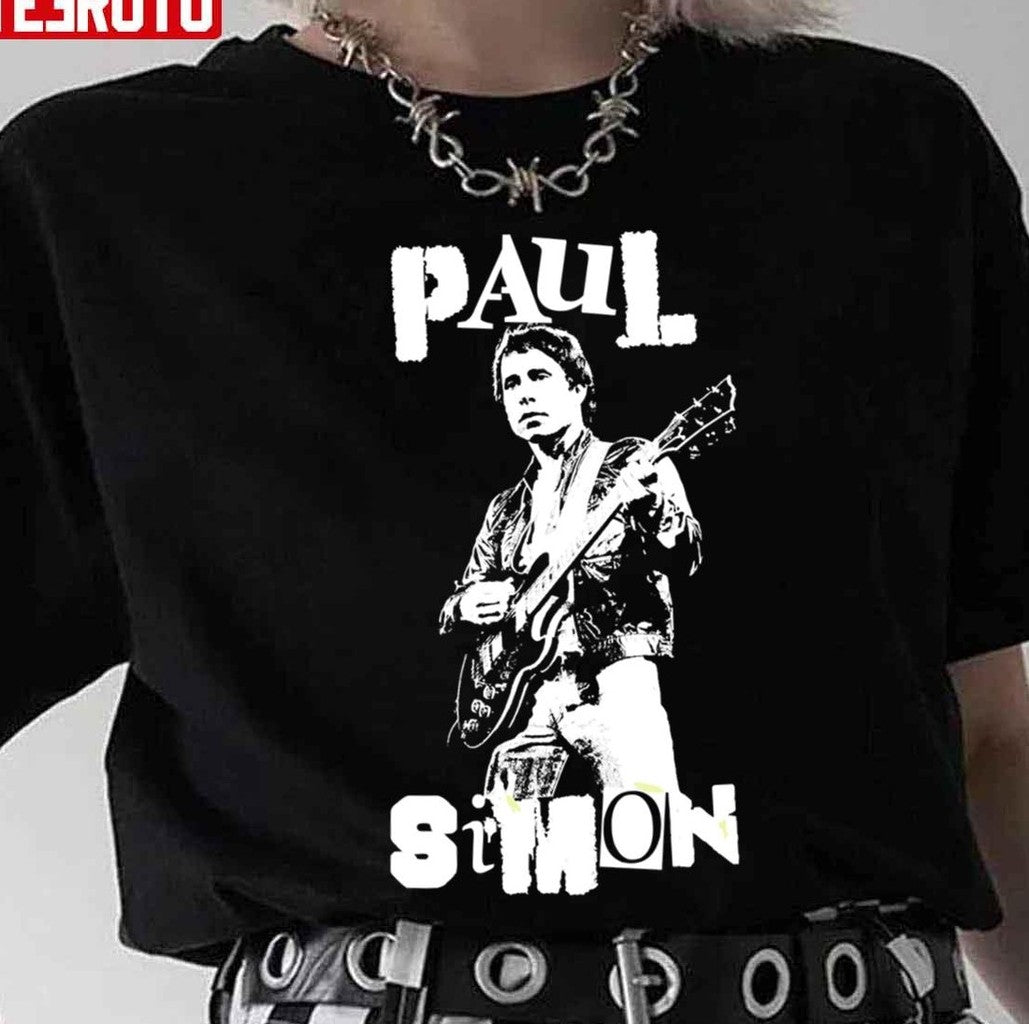 Paul Punk Simon White Stencil Unisex T-Shirt - T-Shirt, Sweatshirt, Hoodie