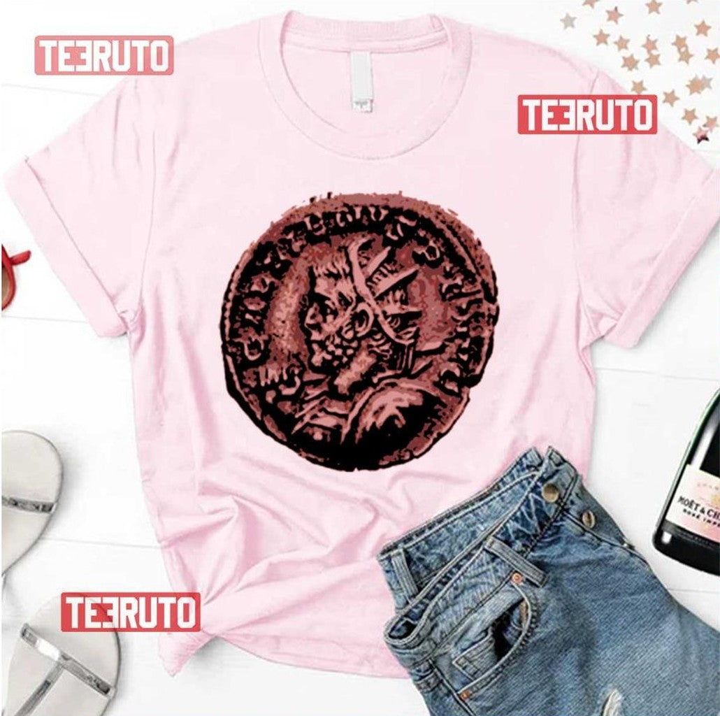 Roman Emperor Gallienus Coin Red Unisex T-Shirt - T-Shirt, Sweatshirt, Hoodie