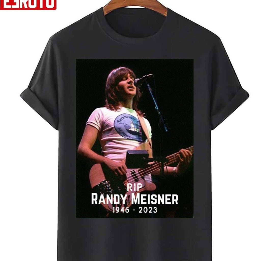 Randy Meisner Playing Guitar Unisex T-Shirt - T-Shirt, Sweatshirt, Hoodie