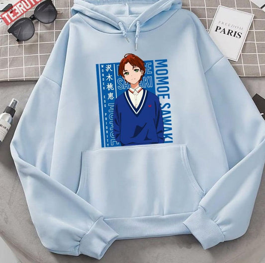 Anime Wonder Egg Priority Momoe Sawaki Unisex Hoodie - T-Shirt, Sweatshirt, Hoodie