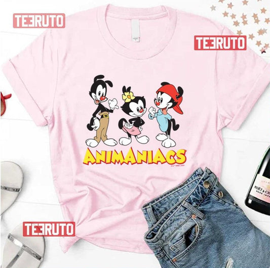 Animaniacs Yakko Dot And Wakko Standing Unisex T-Shirt - T-Shirt, Sweatshirt, Hoodie