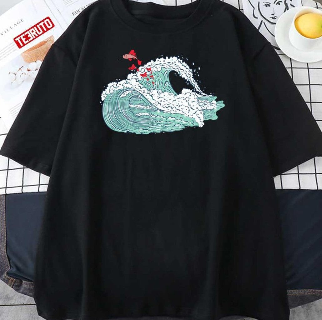 Ponyo Waves Unisex T-Shirt - T-Shirt, Sweatshirt, Hoodie