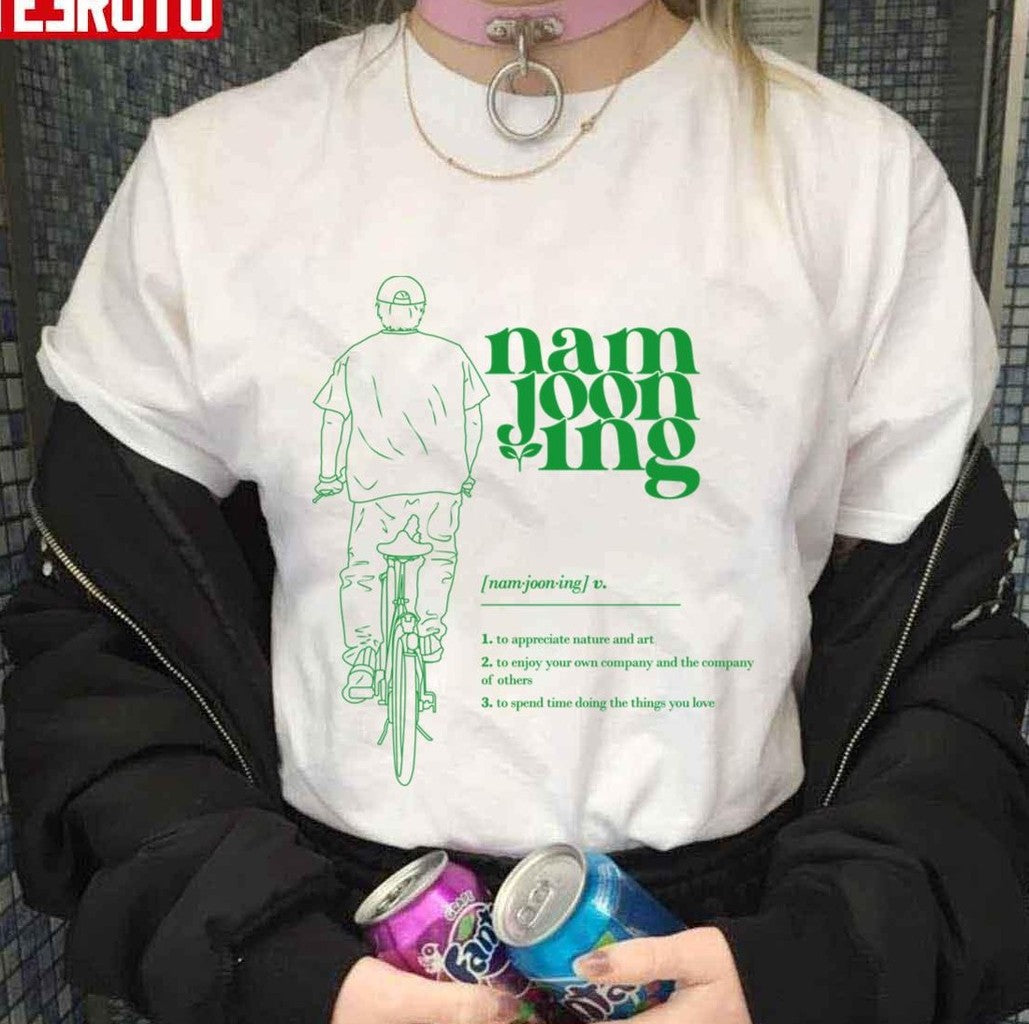 Namjooning Is A Verb Bias RM Namjoon BTS ARMY Unisex T-shirt - T-Shirt, Sweatshirt, Hoodie