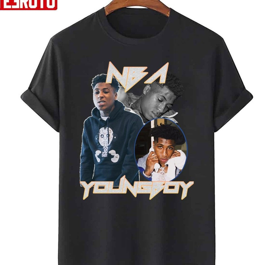 Nba Youngboy Vinatge Bootleg Rapper Unisex T-Shirt - T-Shirt, Sweatshirt, Hoodie