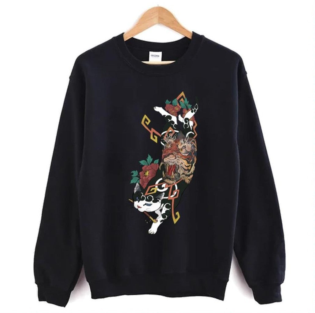 Monmon Japan Cat Digimon Unisex Sweatshirt - T-Shirt, Sweatshirt, Hoodie