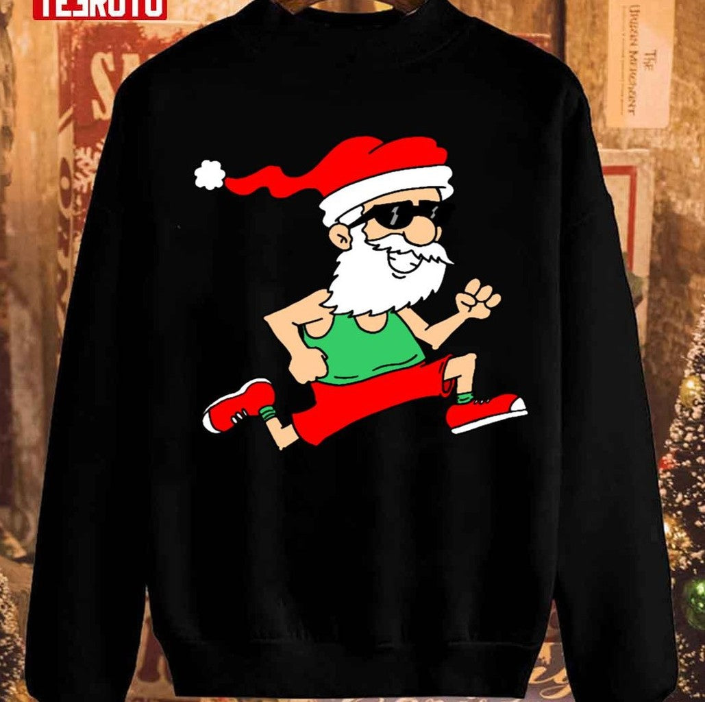 Running Santa Christmas In July Race Sweatshirt - T-Shirt, Sweatshirt, Hoodie