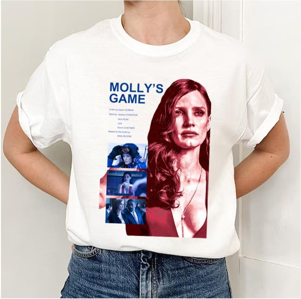 Molly's Game 2017 Jessica Chastain Unisex T-Shirt - T-Shirt, Sweatshirt, Hoodie
