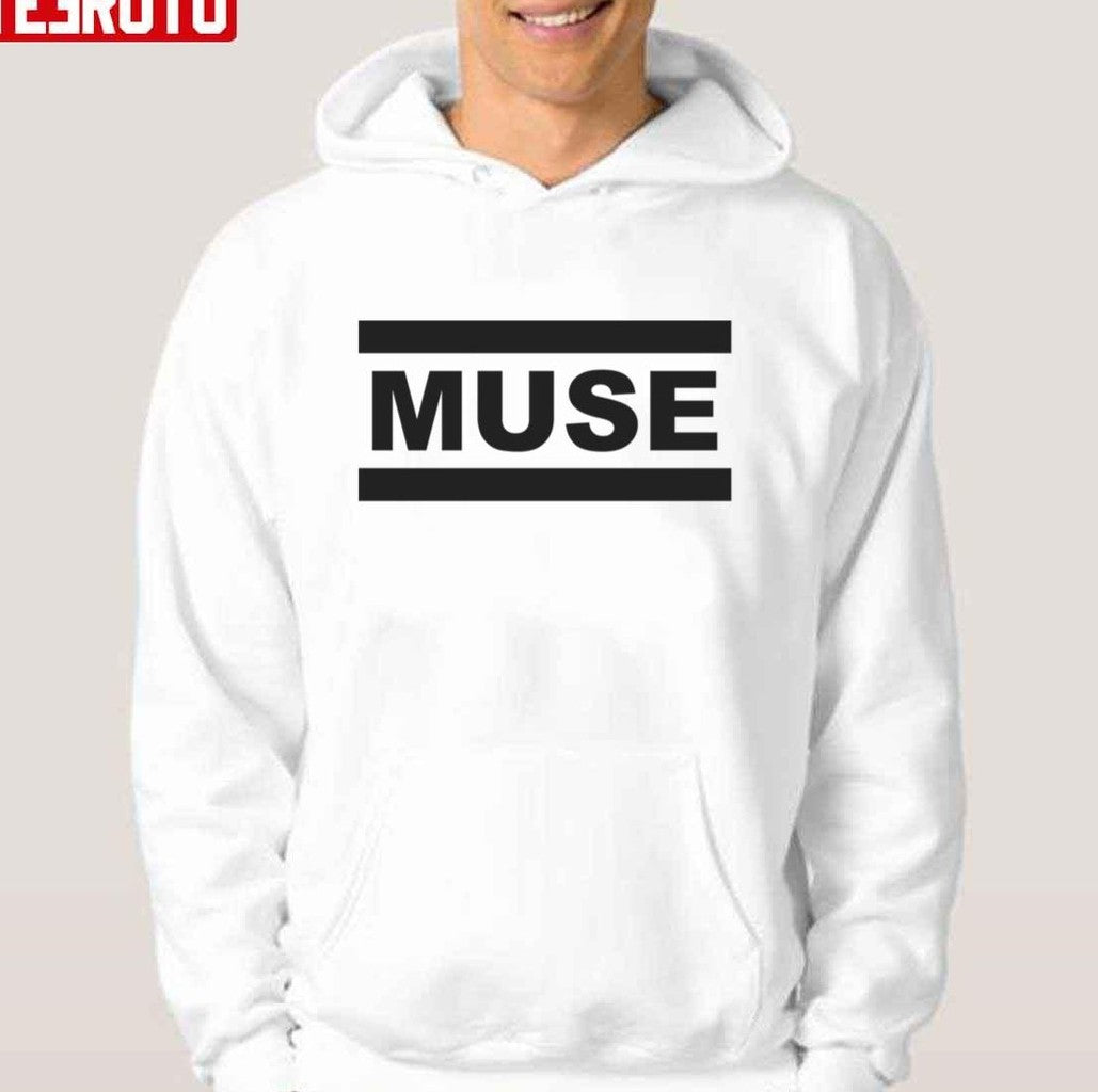 Official Black Logo Muse Band Unisex Hoodie - T-Shirt, Sweatshirt, Hoodie