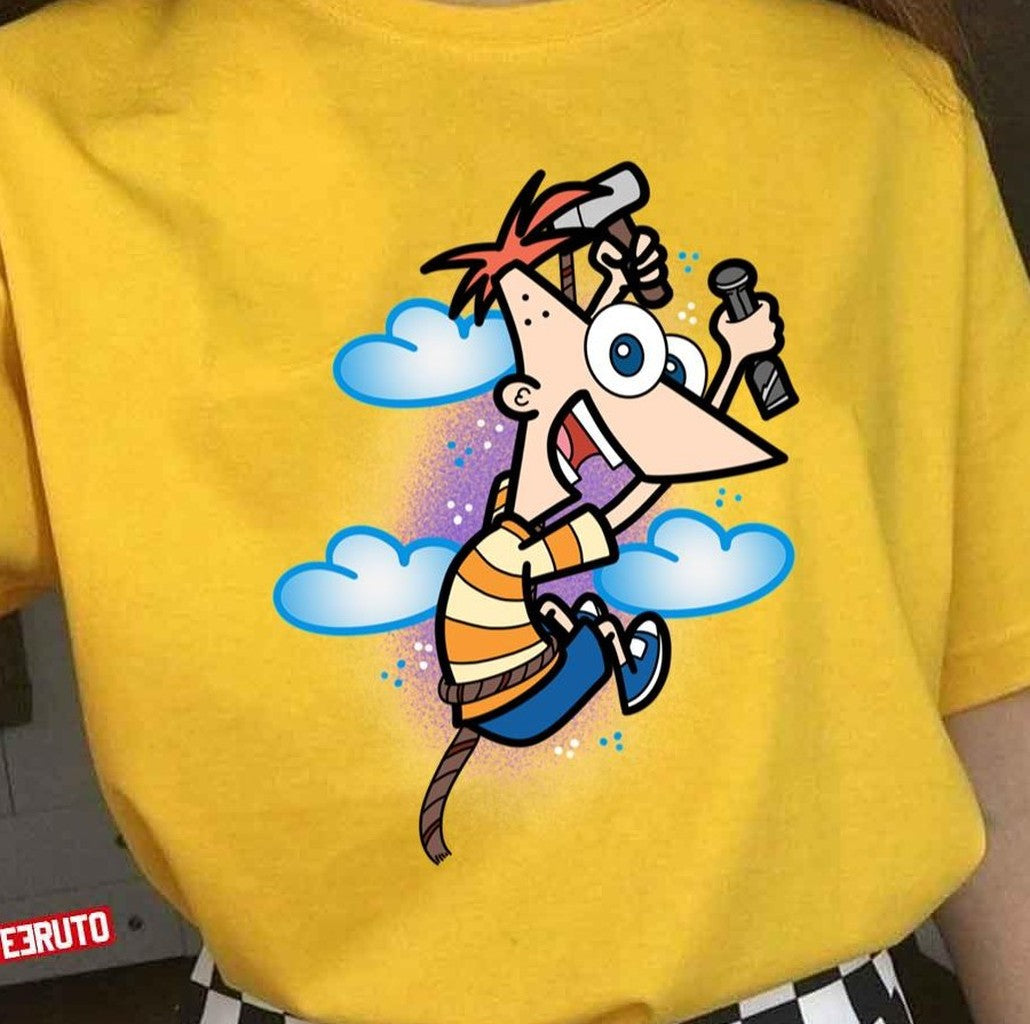 Phineas And Ferb On The Sky Unisex T-Shirt - T-Shirt, Sweatshirt, Hoodie