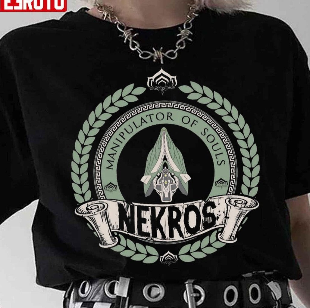 Nekros Circle Logo Warframe Unisex T-Shirt - T-Shirt, Sweatshirt, Hoodie