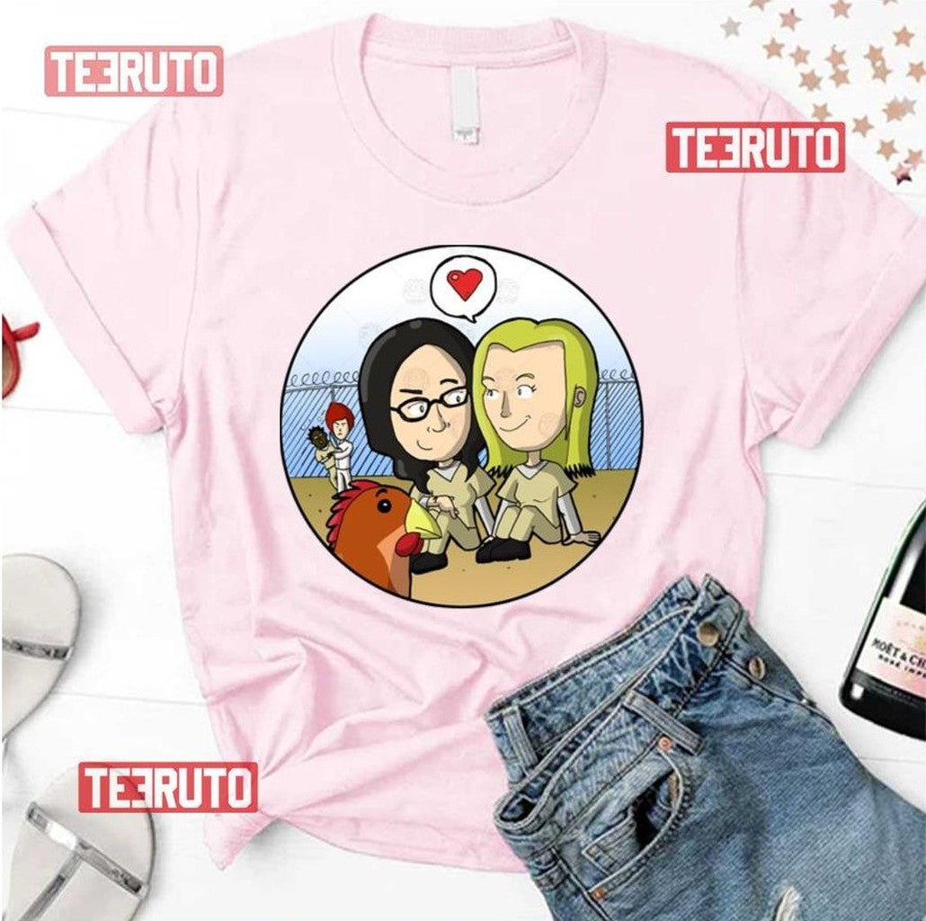 Orange Is The New Black Chibi Design Unisex T-Shirt - T-Shirt, Sweatshirt, Hoodie