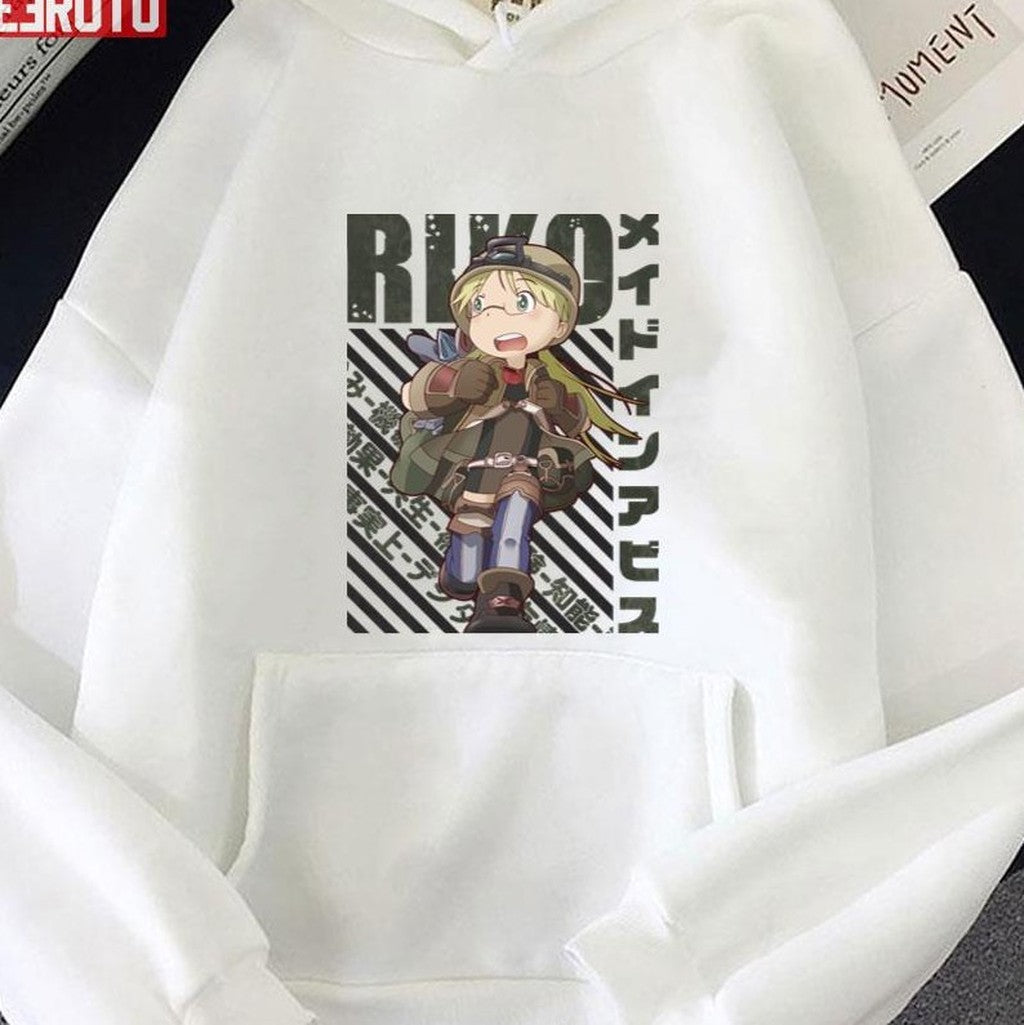 Short Cute Girl Made In Abyss Riko Unisex Hoodie - T-Shirt, Sweatshirt, Hoodie