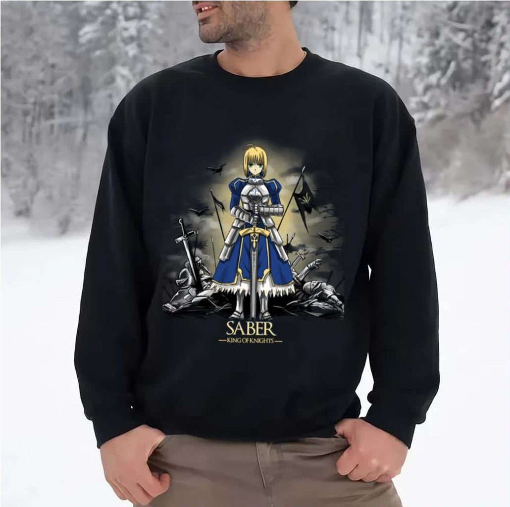 Saber The Warrior Fate Stay Night Unisex Sweatshirt - T-Shirt, Sweatshirt, Hoodie