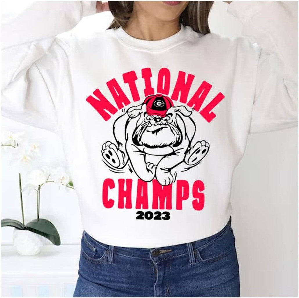 National Championship 2023 Sec Uga Sec Georgia Bulldogs Unisex Sweatshirt - T-Shirt, Sweatshirt, Hoodie