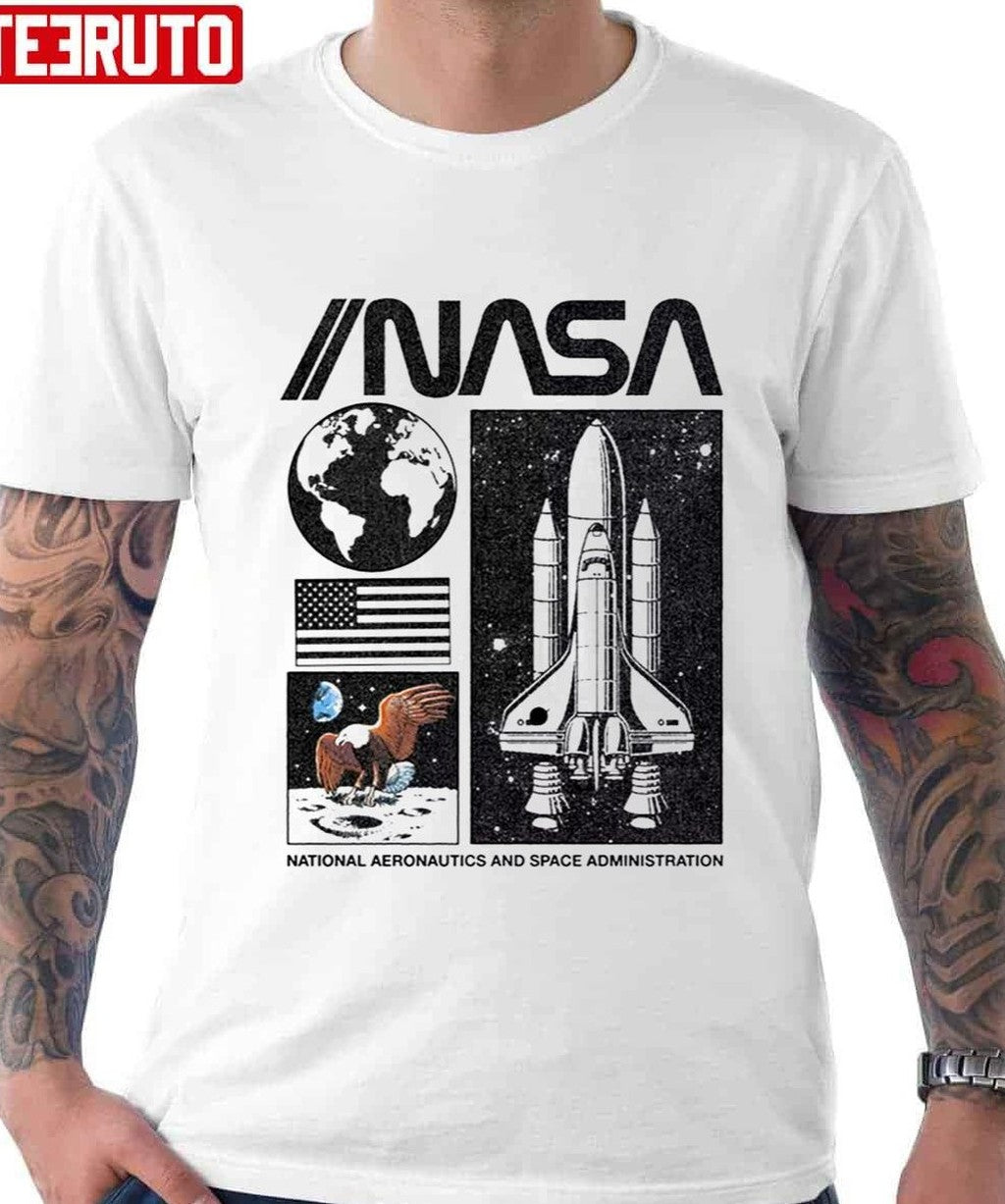 Nasa Vintage Panels Unisex T-Shirt - T-Shirt, Sweatshirt, Hoodie