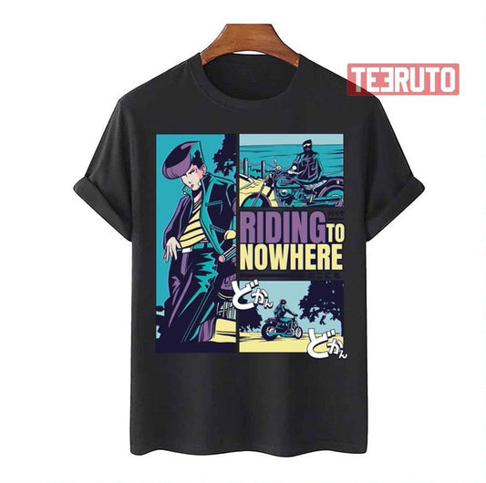 Anime Vaporwave Riding Nowhere Anime Bleach Unisex T-Shirt - T-Shirt, Sweatshirt, Hoodie