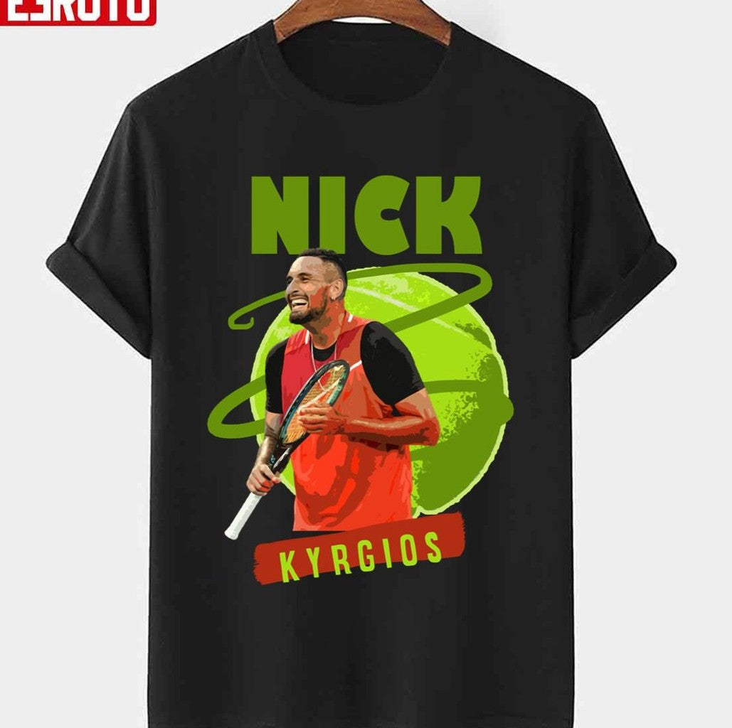 Number 1 Nick Kyrgios Tennis Player Unisex T-shirt - T-Shirt, Sweatshirt, Hoodie