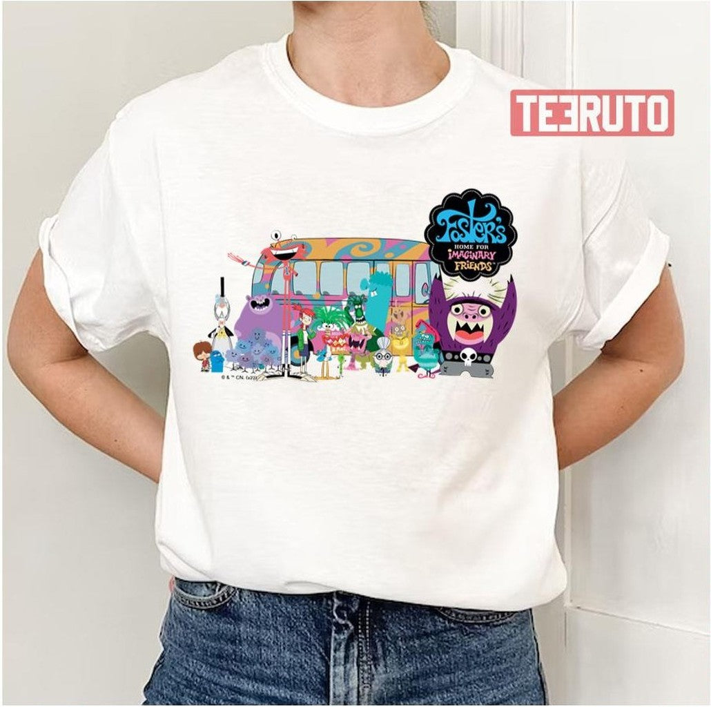 School Bus Foster's Home For Imaginary Friends Unisex T-Shirt - T-Shirt, Sweatshirt, Hoodie