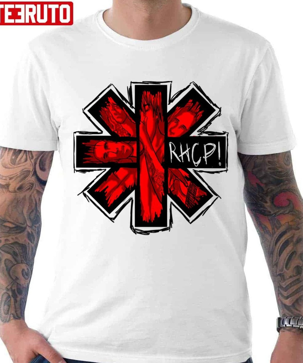 RHCP Red Hot Chili Peppers Logo Fanart Unisex T-shirt - T-Shirt, Sweatshirt, Hoodie