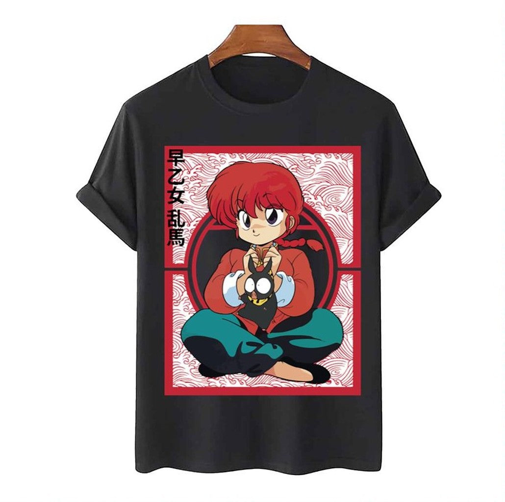 P Chan Cute Pig Ranma Red Unisex T-Shirt - T-Shirt, Sweatshirt, Hoodie
