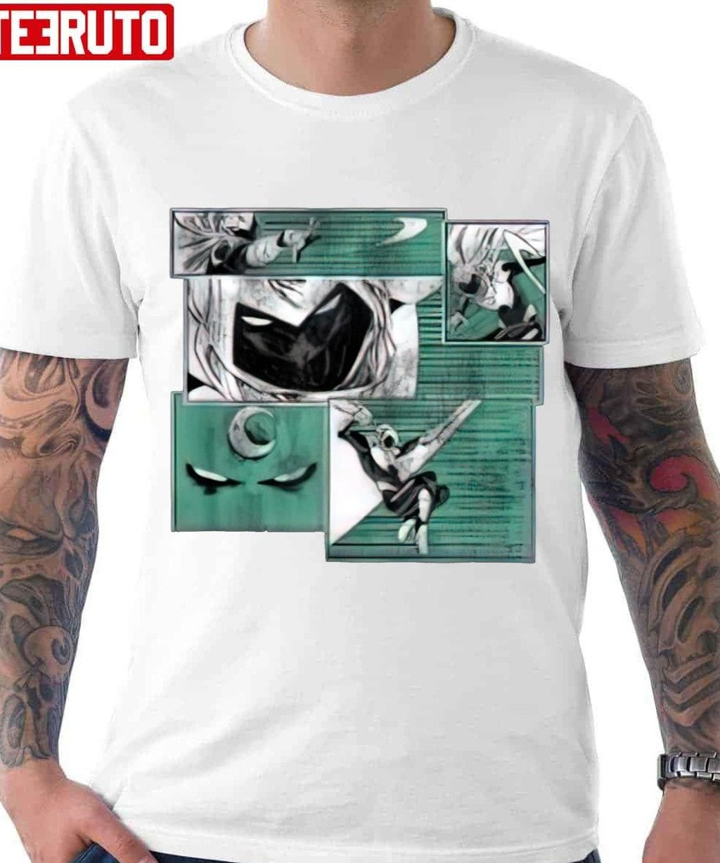 Moon Knight Panels Unisex T-Shirt - T-Shirt, Sweatshirt, Hoodie