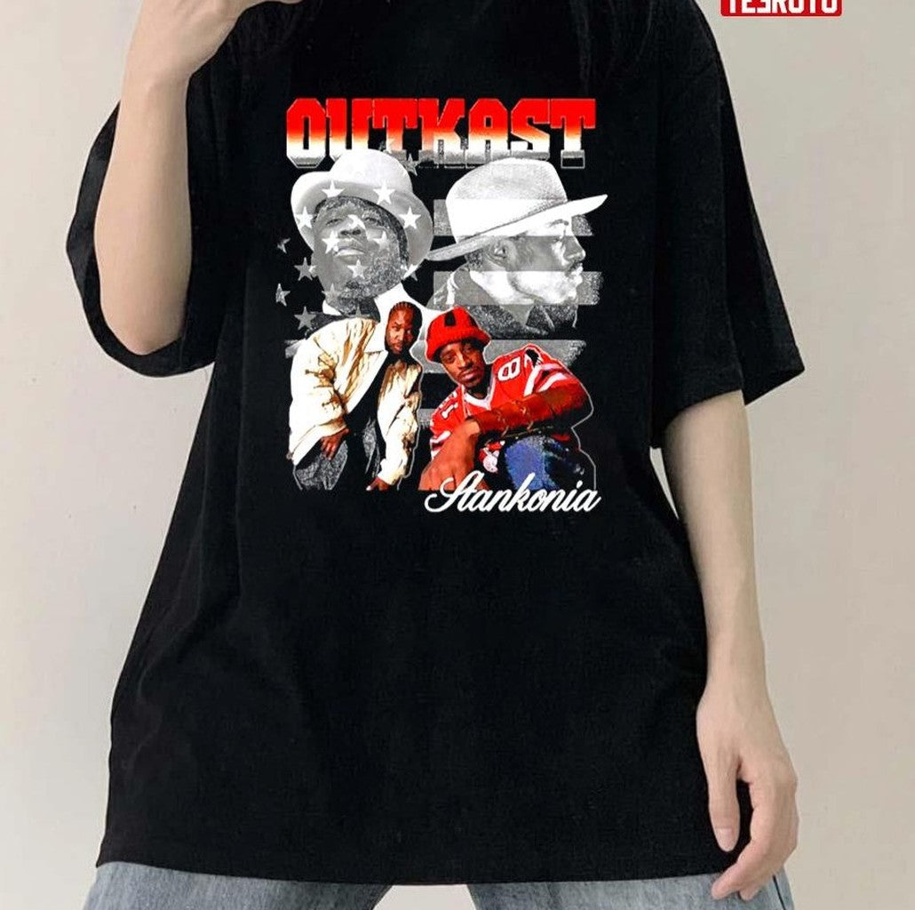 Outcast Vintage Rap Hiphop 90s Unisex T-Shirt - T-Shirt, Sweatshirt, Hoodie