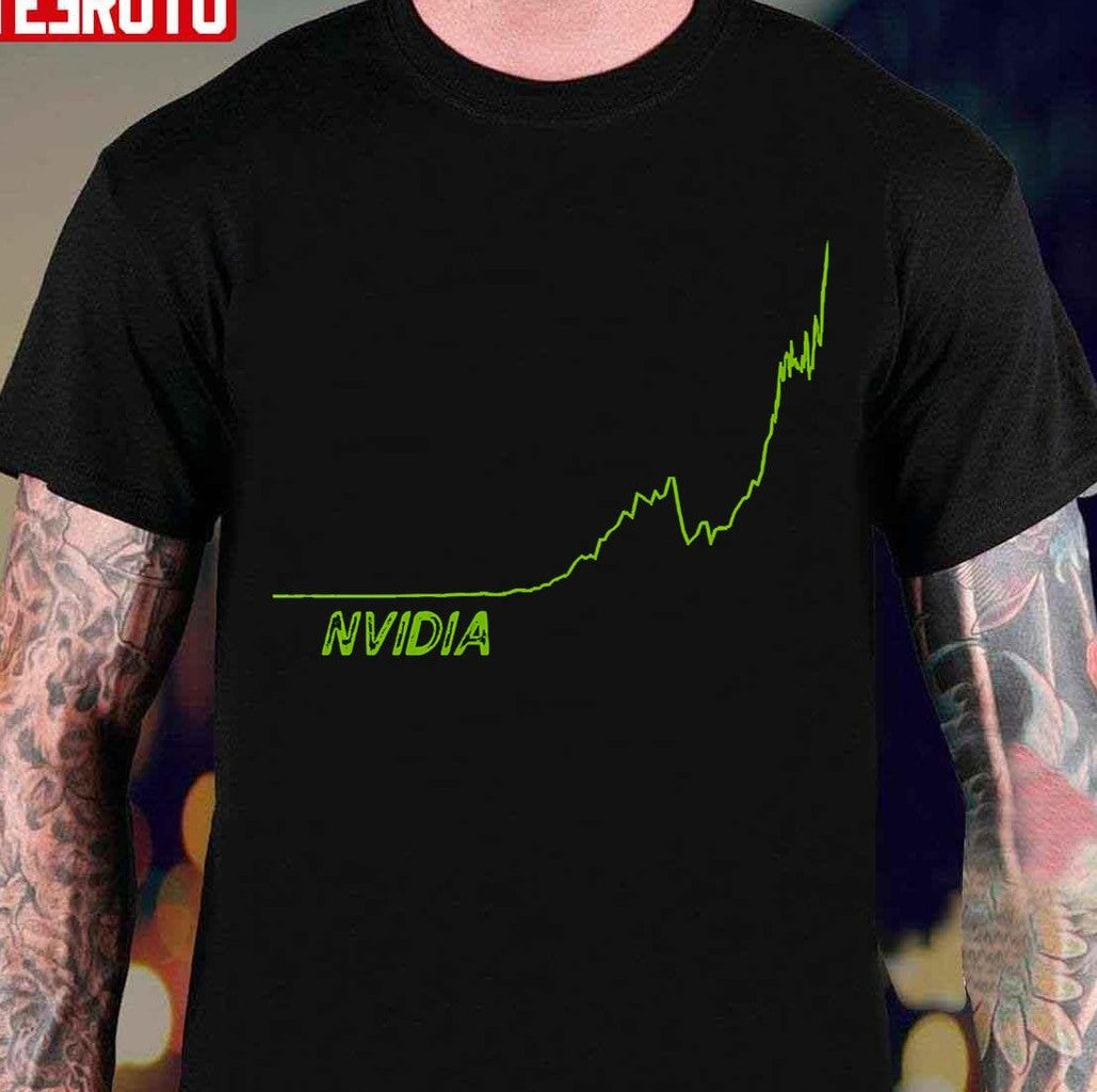 Nvidia Stock Graph Unisex T-Shirt - T-Shirt, Sweatshirt, Hoodie