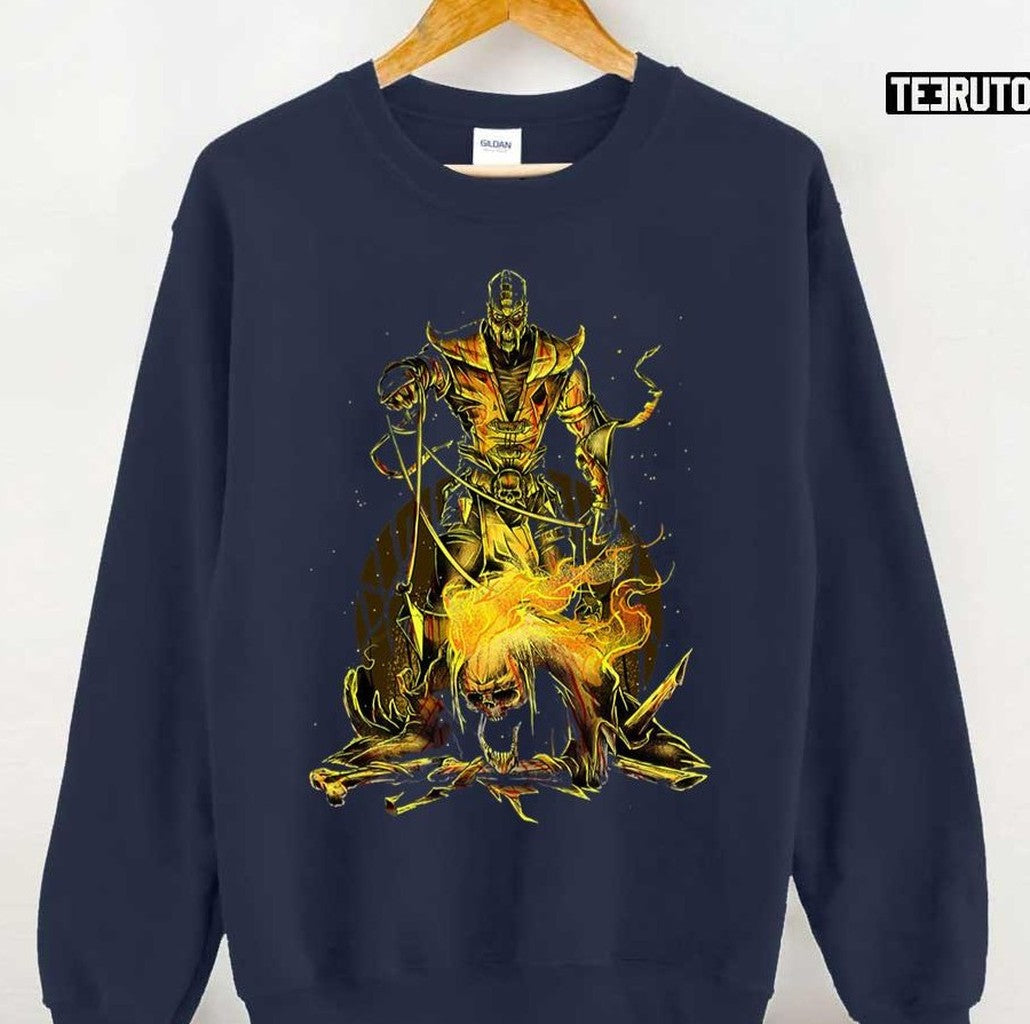 Mortal Kombat Cursed Scorpion Unisex Sweatshirt - T-Shirt, Sweatshirt, Hoodie