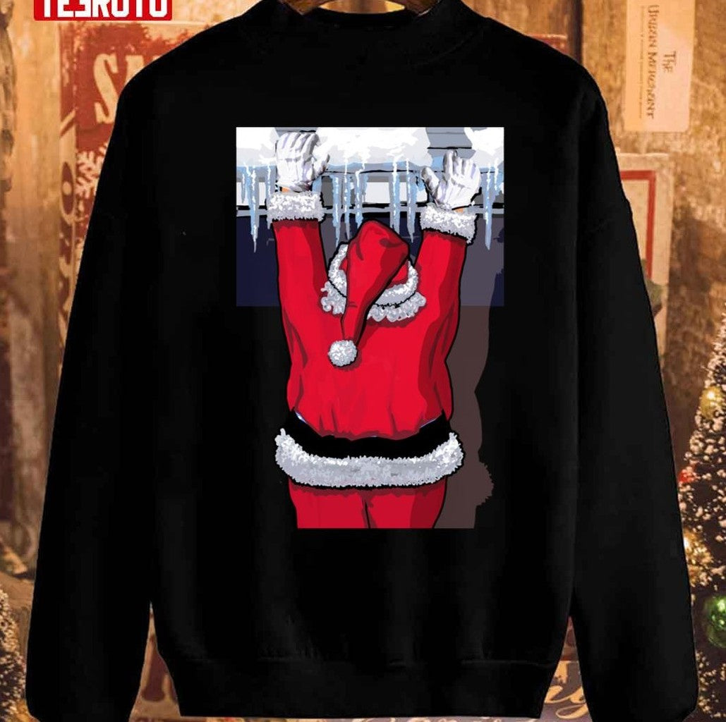 Santa Claus Is Hanging To Town Unisex Sweatshirt - T-Shirt, Sweatshirt, Hoodie