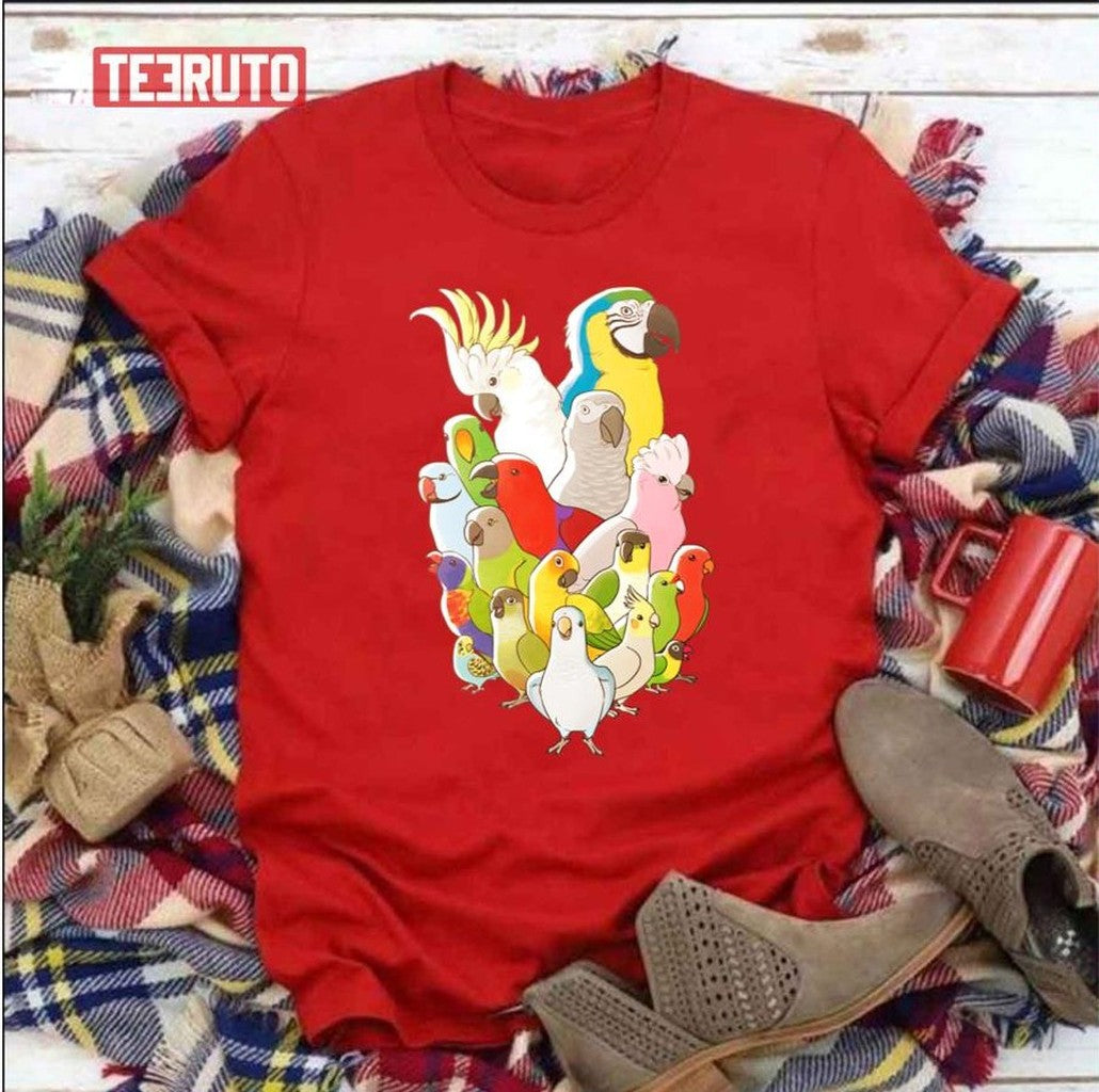 Parrot Party Unisex T-Shirt - T-Shirt, Sweatshirt, Hoodie