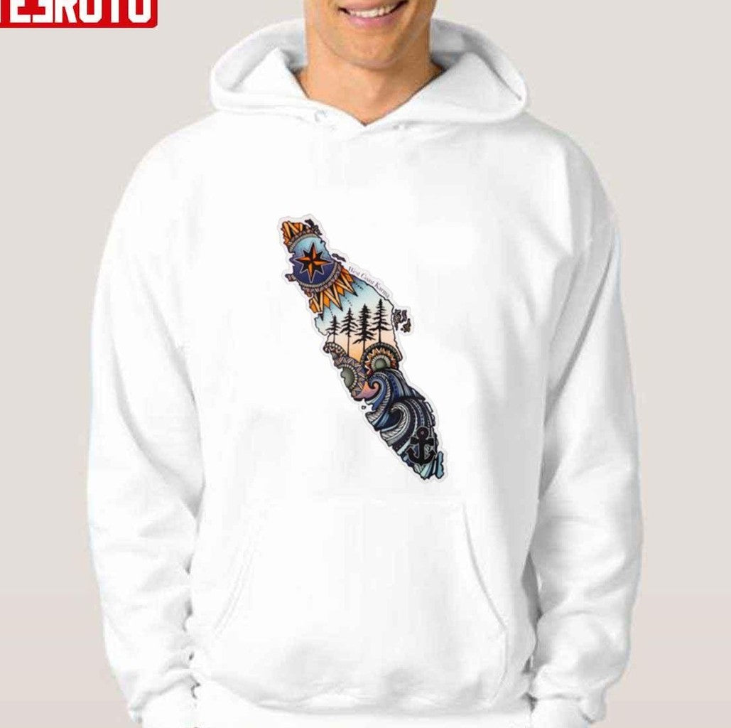 Quadra Island Unisex Hoodie - T-Shirt, Sweatshirt, Hoodie