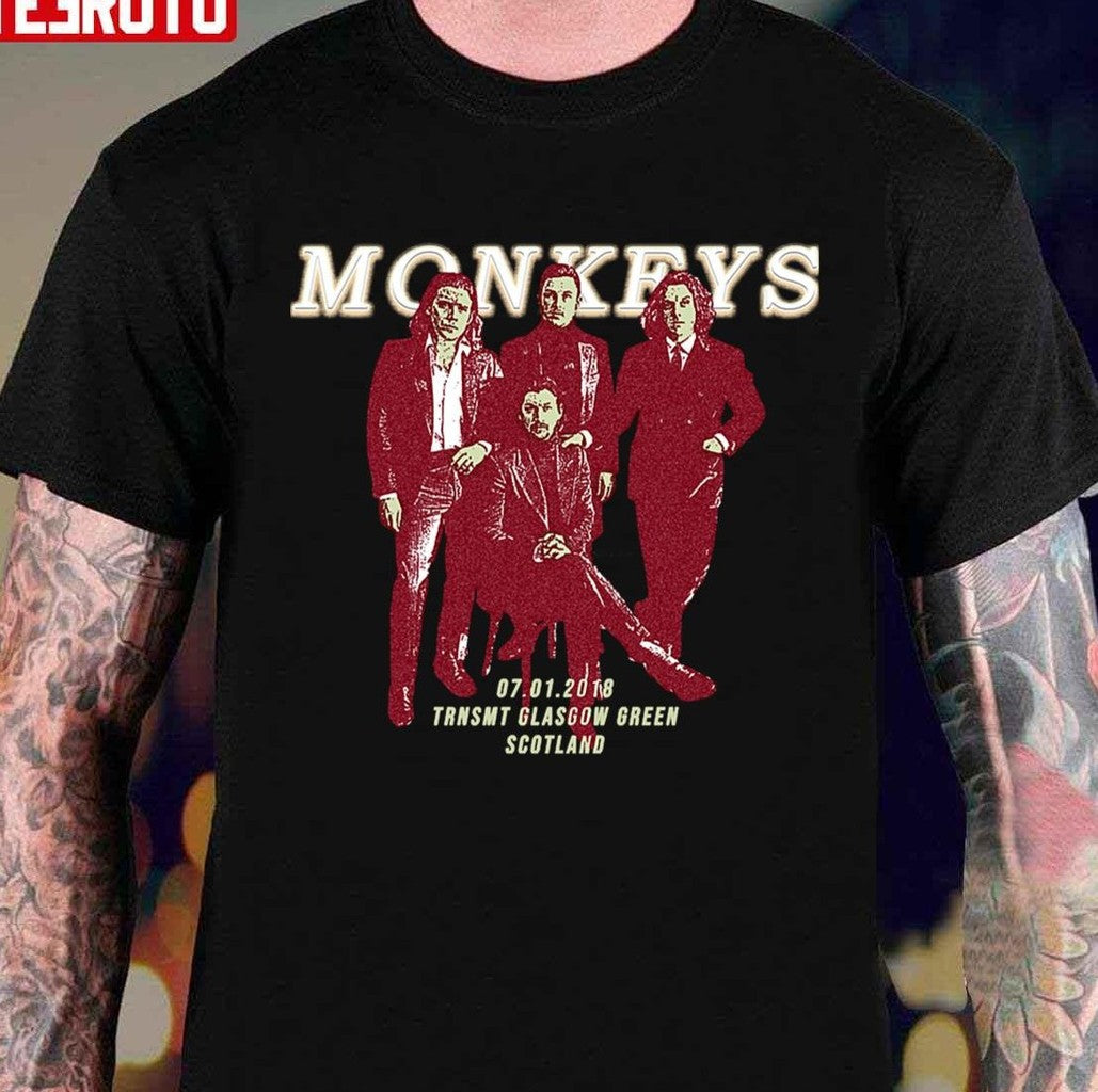 Monkeys Live TRNSMT Glasgow Green Scotland Unisex T-Shirt - T-Shirt, Sweatshirt, Hoodie