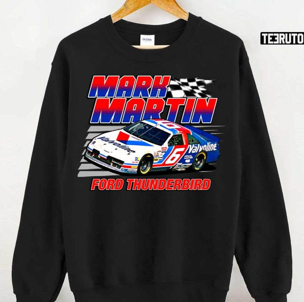 Number 6 Nascar Driver 90s Style Mark Martin Unisex Sweatshirt - T-Shirt, Sweatshirt, Hoodie