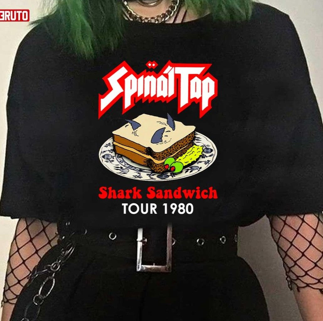 Shark The SandwichTour 1980 Vintage Spinal Tap Unisex T-Shirt - T-Shirt, Sweatshirt, Hoodie