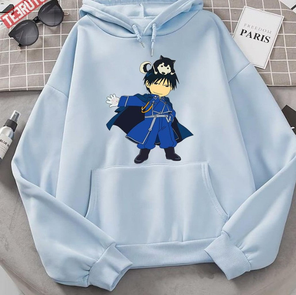 Roy Mustang Chibi Design Fullmetal Alchemist Unisex Hoodie - T-Shirt, Sweatshirt, Hoodie