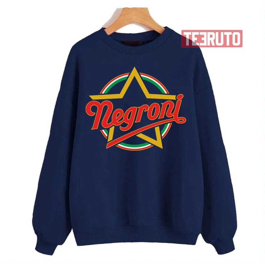 Negroni Star Cocktail Unisex Sweatshirt - T-Shirt, Sweatshirt, Hoodie
