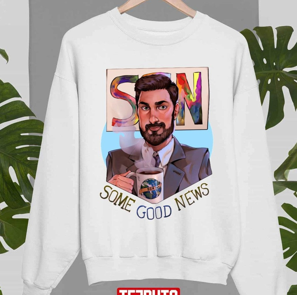 Moco Kaer John Krasinski Some Good News Unisex Sweatshirt - T-Shirt, Sweatshirt, Hoodie