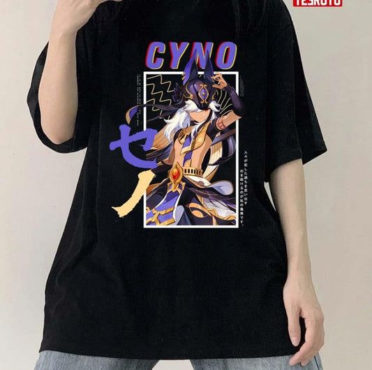 Anime Style Genshin Impact Cyno Unisex T-shirt - T-Shirt, Sweatshirt, Hoodie