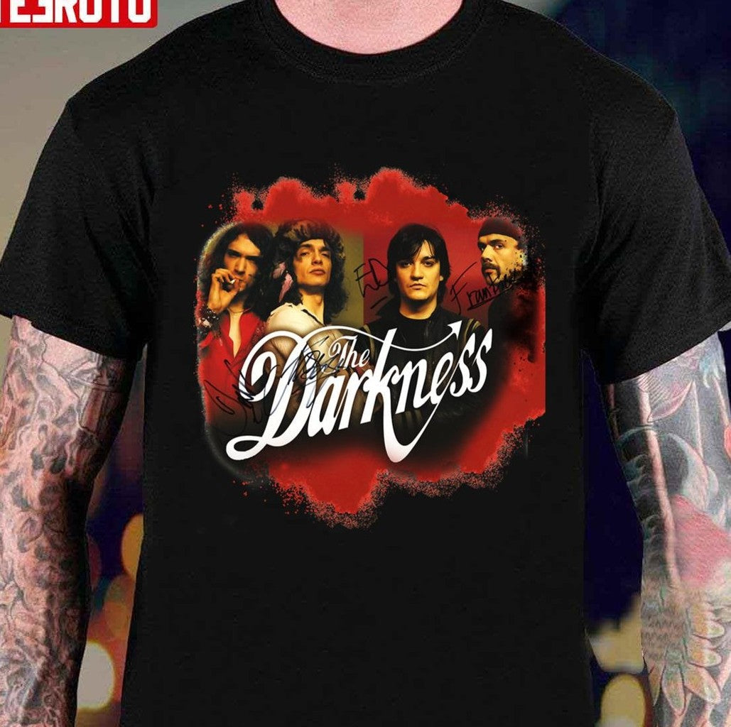Retro British Rock Band The Darkness Unisex T-Shirt - T-Shirt, Sweatshirt, Hoodie
