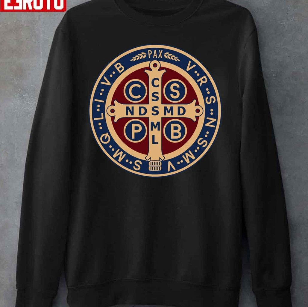 Saint Benedict Medal Unisex Sweatshirt - T-Shirt, Sweatshirt, Hoodie