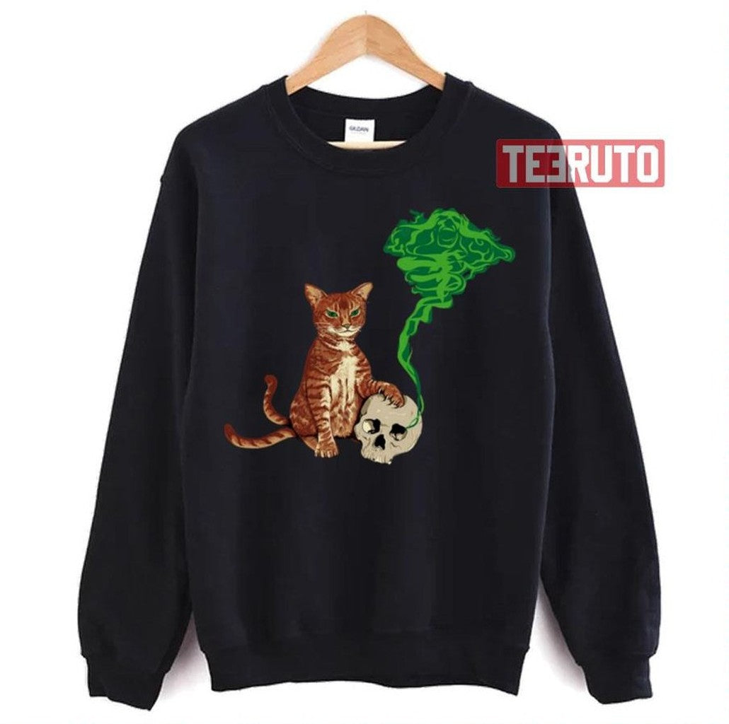 Nekomata The Creepy Cat Unisex Sweatshirt - T-Shirt, Sweatshirt, Hoodie
