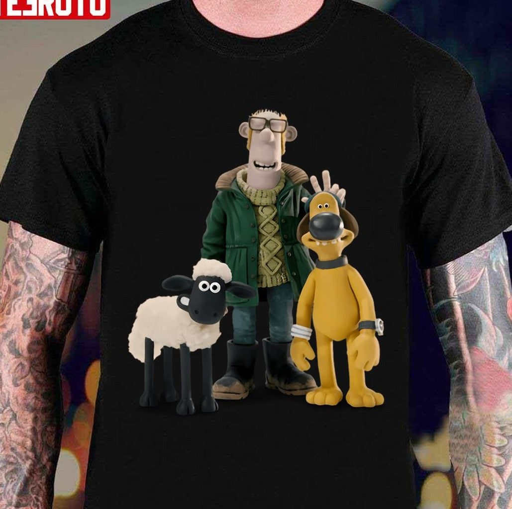 Shaun The Sheep Family 1 Unisex T-Shirt - T-Shirt, Sweatshirt, Hoodie