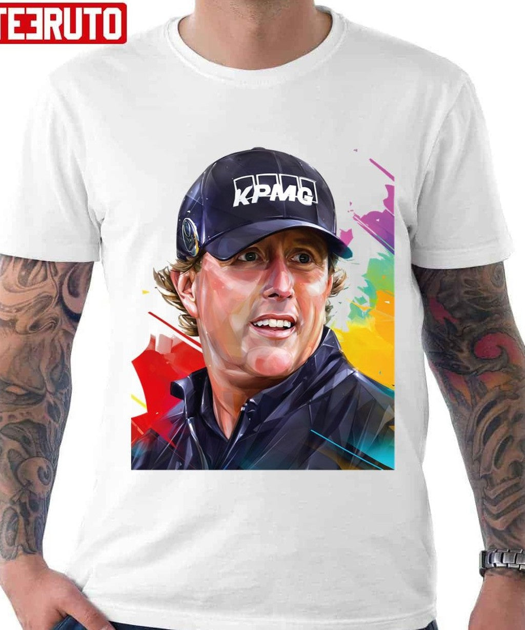 Phil Mickelson Vector Artwork Unisex T-Shirt - T-Shirt, Sweatshirt, Hoodie