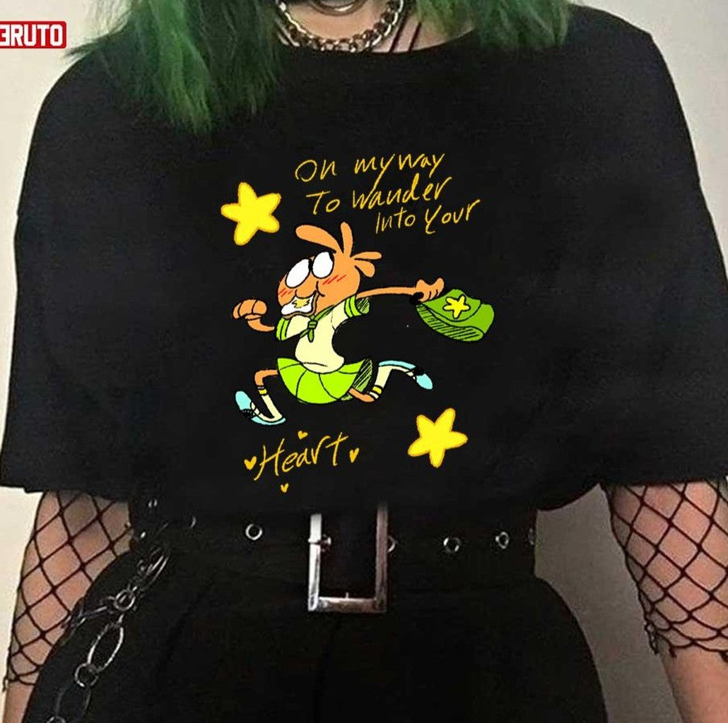 School Girl On My Way To Wander Into Your Heart Wander Over Yonder Unisex T-Shirt - T-Shirt, Sweatshirt, Hoodie